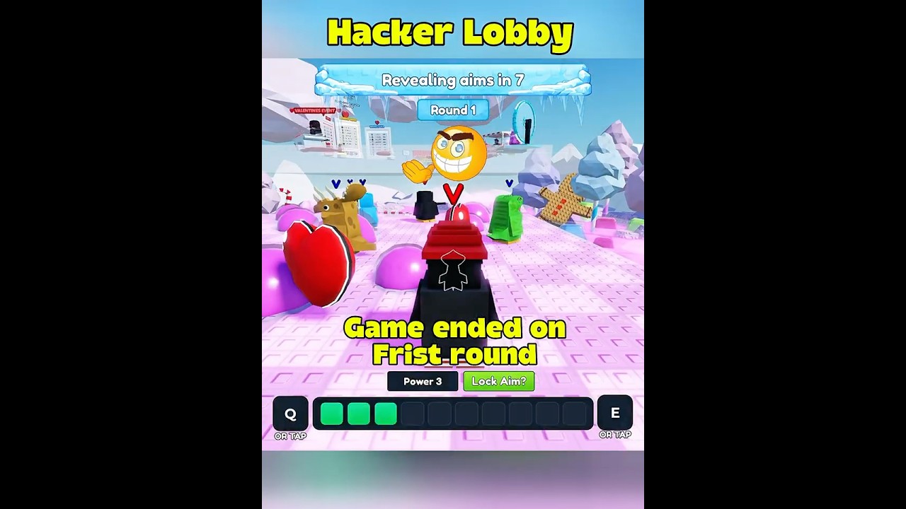 Knocking everyone on frist round In Penguin Knockout! 