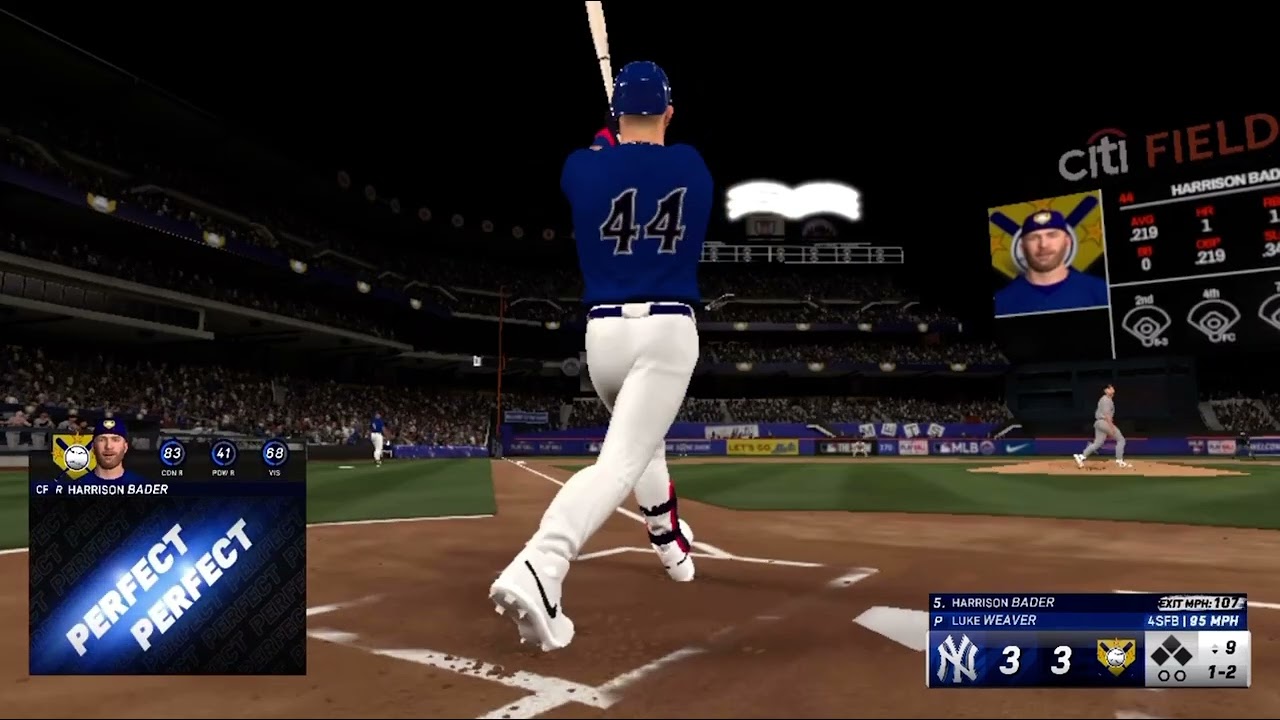 Harrison Bader Walk off home run MLB The Show 24