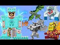 Diamond Golem Vs  Mowzie’s Mobs Mod in Minecraft