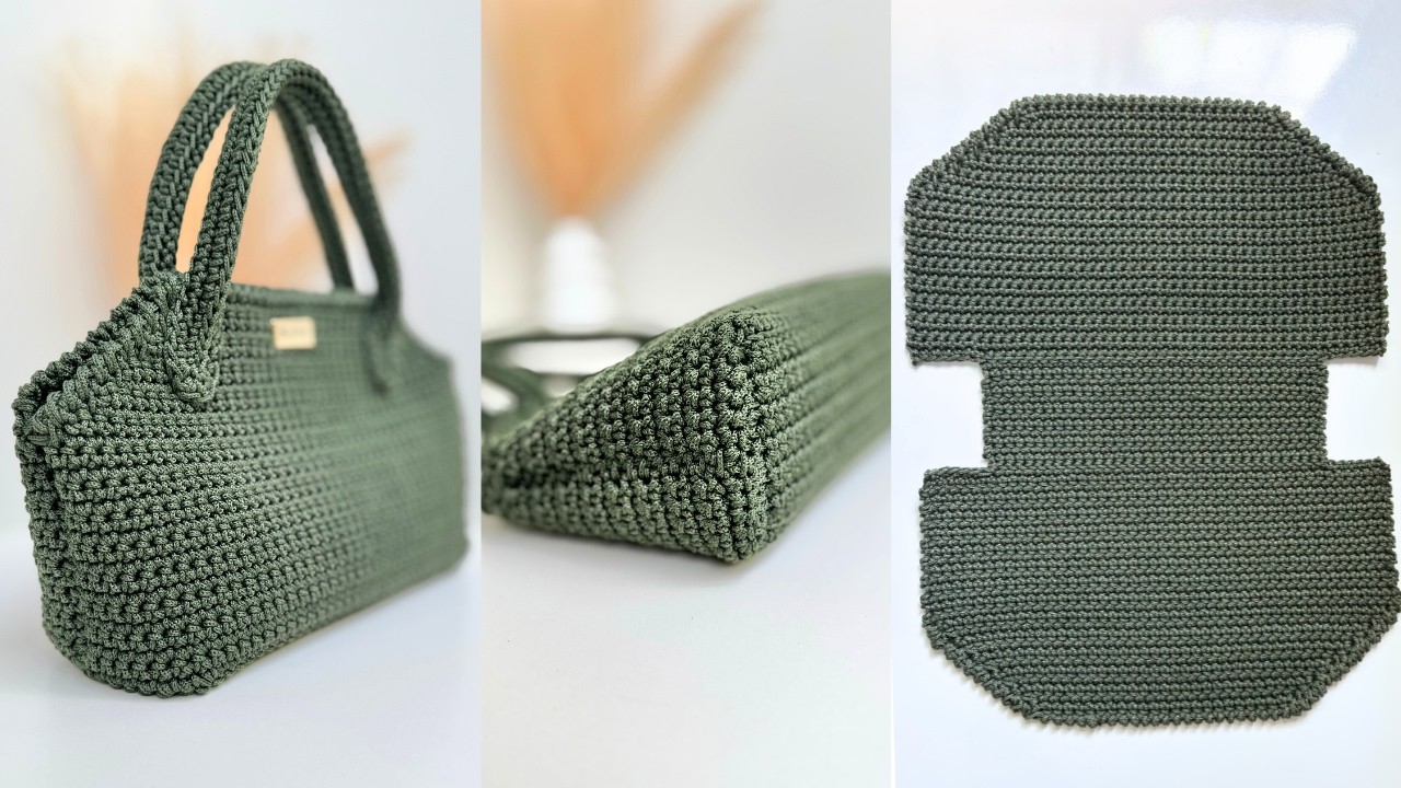Невероятно! Очень простое руководство по вязанию крючком сумки | Подходит для начинающих!