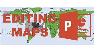 How to edit a map in powerpoint