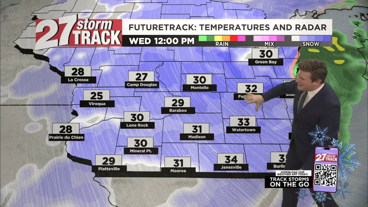 Snow returns to the forecast - YouTube