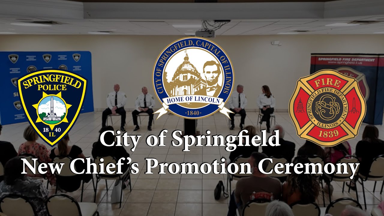 Springfield Fire Chief Springfield Fire Police Chief Promotion Ceremony - YouTube