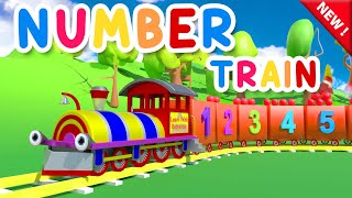 Number Train 1-10 | New Number Song | Learn Numbers | Numbers Counting | Preschool Learning