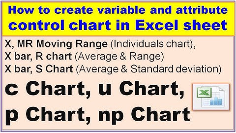How to create variable and attribute control chart in Excel sheet