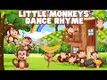 Little monkeys dance rhyme  kid venture world
