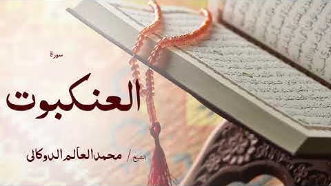 29 سورة العنكبوت  بصوت القارئ الشيخ محمد العالم الدوكالى