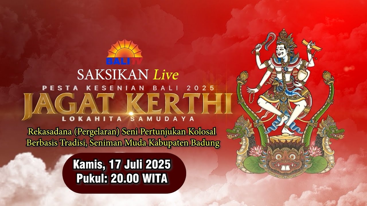 Live PKB 2025 Pergelaran Seni Pertunjukan Kolosal Berbasis Tradisi - Seniman Muda Kabupaten Badung