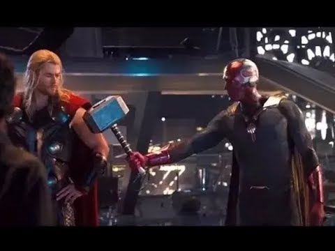 Yenilmezler: Ultron Çağı - Vision Thor'un Çekicini Kaldırıyor Türkçe Altyazılı