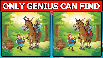 Can You Spot the Three Differences? - Challenging Visual Puzzle Game | Find 3 Differences