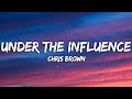 Chris Brown - Under The Influence (sped up/TikTok Remix) Lyrics | your body lightweight speaks to me