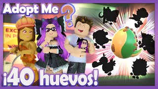 ¡Abrimos 40 huevos fósiles ? ¿Nos saldrán legendarios ft. Dany ? Adopt Me ? Roblox