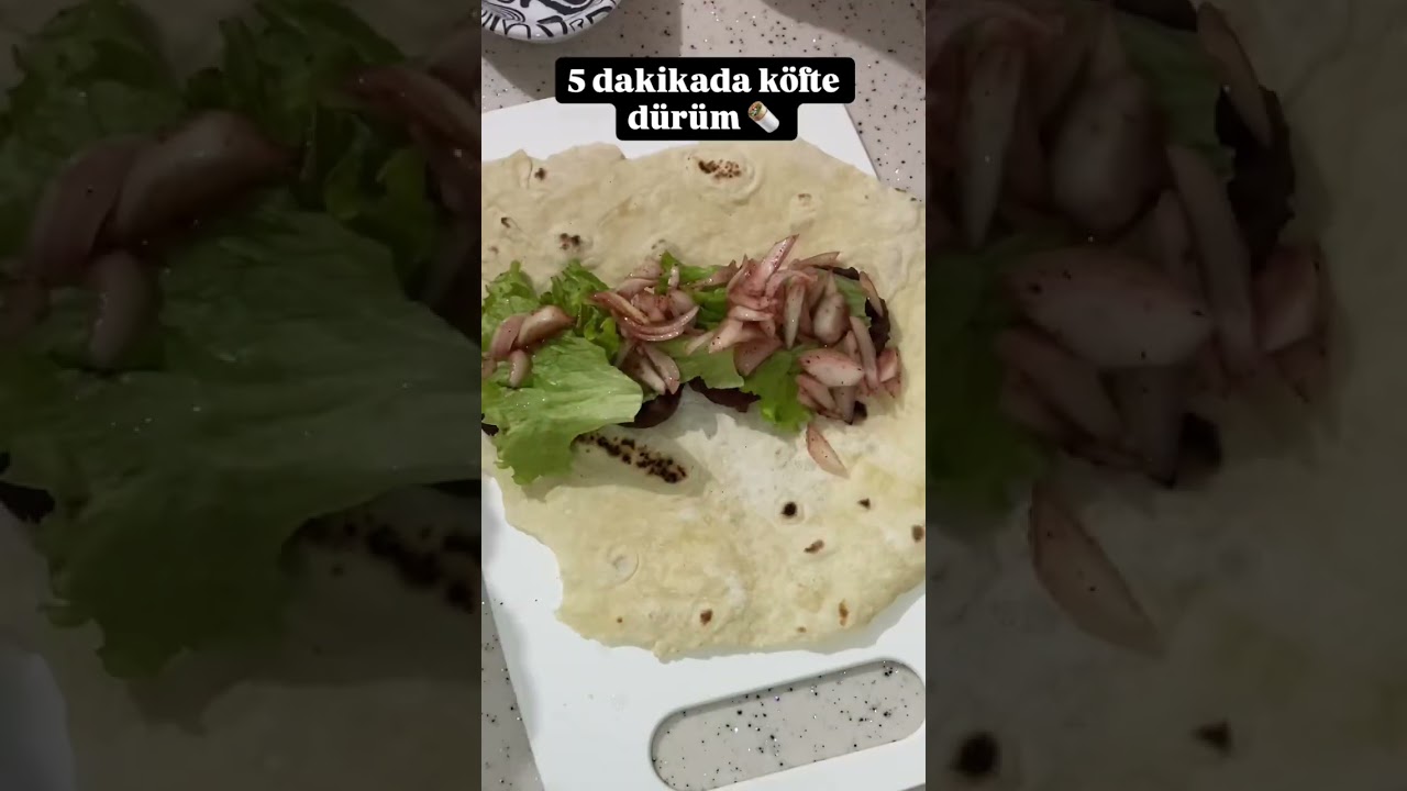 5 Dakikada Efsane Köfte Dürüm 🌯 Evde Pratik Lezzet!