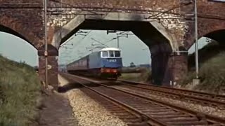 Vintage railway film  Under the wires  1965