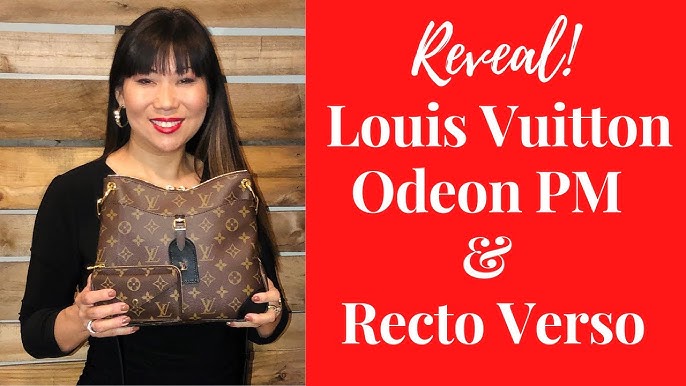 LOUIS VUITTON UNBOXING *NEW ODEON PM DAMIER EBENE * FIRST IMPRESSION & WHAT  FITS !!! 