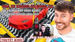 TrulKouReaction| Lamboghini Rỗng Không Động Cơ Vs Máy Nghiền