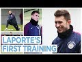 LAPORTE IN TRAINING & DE BRUYNE TRICK PENALTY | Training for West Brom