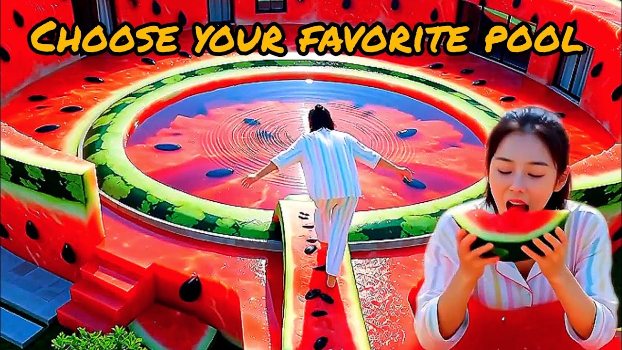 Which Dream Pool Would You Dive Into First? 🍓🍫🍍 Sweet, Fruity & Cheesy ...