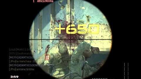 Mw3 Gameplay - Drop Zone Mission barrett.50