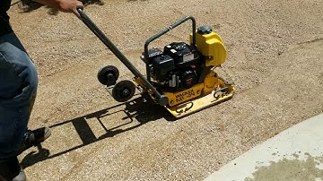 Amazing Decomposed Granite Job | Compacting Flagstones