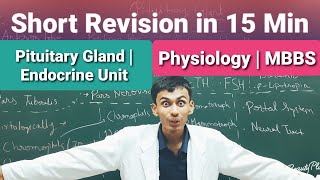 Pituitary Gland | Quick Revision in 15 Min | Physiology | Must Watch for MBBS Students