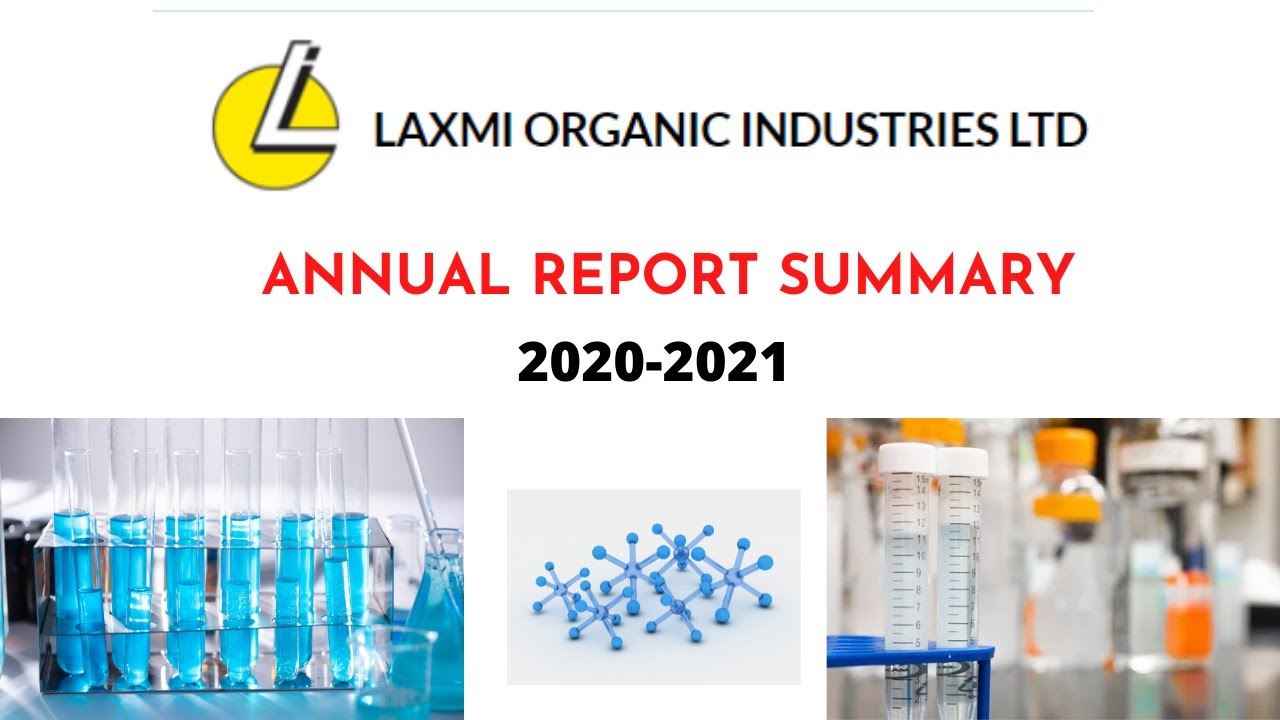 research report on laxmi organics