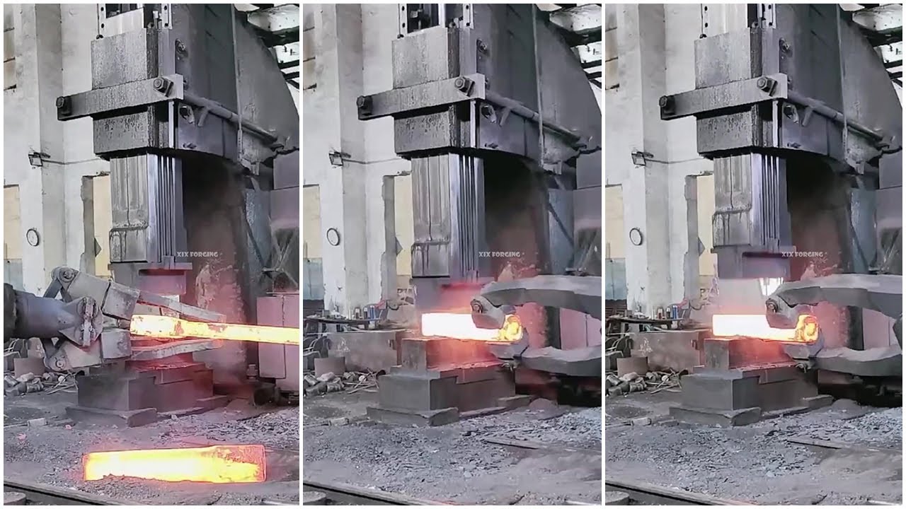 Billet In Forging How To Professionally Forge Steel Billets EP438 #satisfying #forging # ...