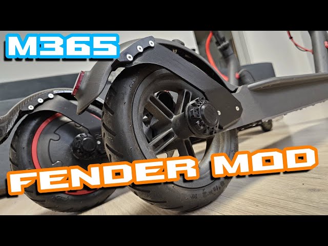 TUNING AND IMPROVEMENTS M365 🛴💦 Fenders, 3D designs, improvements and key  points