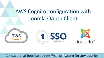 AWS Cognito Login using Joomla OAuth Client | AWS Cognito Single Sign-On (SSO) | Joomla OAuth Client