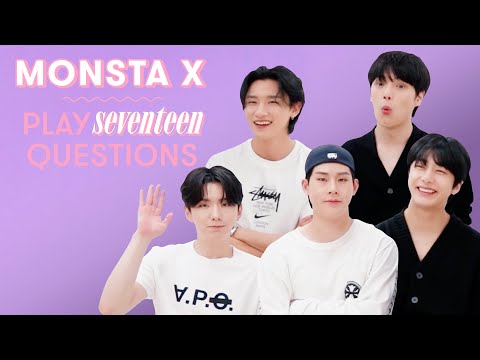 Monsta X Reveal Their Fave K-Pop Group, How They Flirt And More | 17 Questions | Seventeen