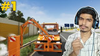 Working On Highway Cleaning Guardrail - Road Maintenance Simulator - Pc Gameplay Hindi (Part 1) screenshot 4