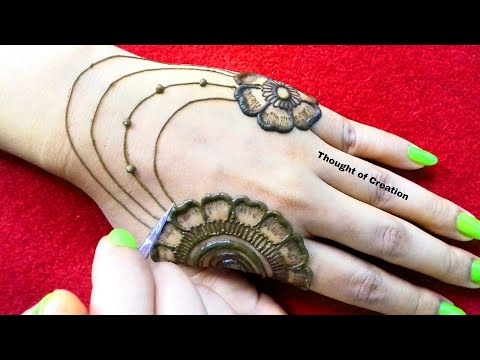 Easy New Mehndi Design For Eid Simple Mehndi Design Youtube