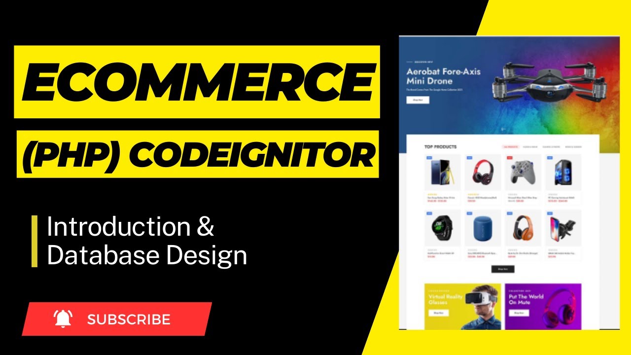 Online Shopping Website PHP - 1 | Ecommerce website in PHP Codeignitor ...