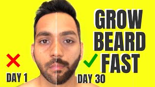 HOW TO GROW BEARD IN 30 DAYS (My Results) | Get Rid of Patchy Beard | Hindi | ANKIT TV