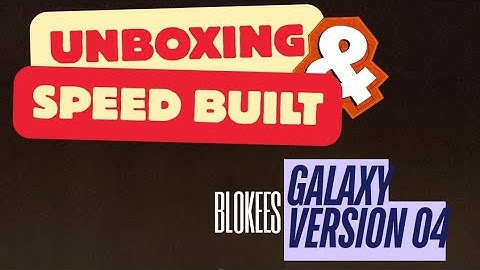 Unboxing and speed built Blokees Galaxy Version 04