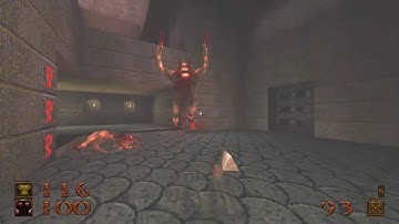 Quake  - E3M2 The Vaults of Zin Walkthrough (All Secrets)