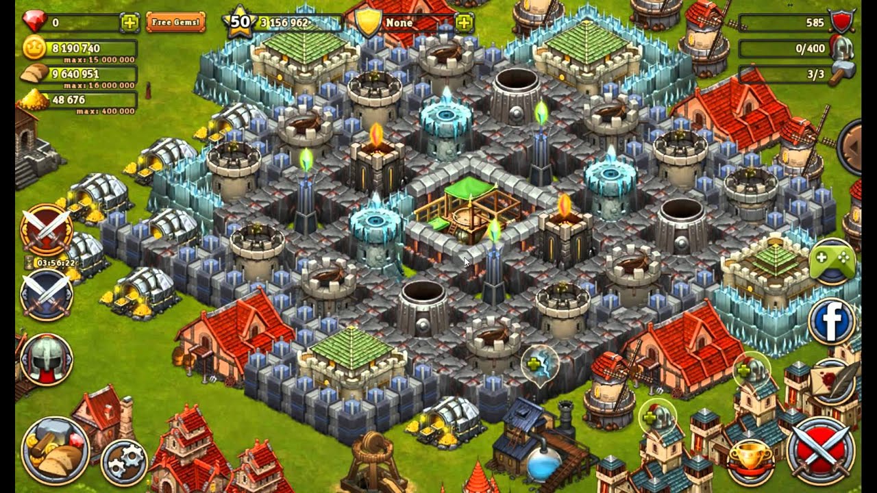 [Throne Rush] Level 50 - Dragons & Eagles