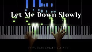 Let Me Down Slowly - Alec Benjamin (Piano Cover) Resimi