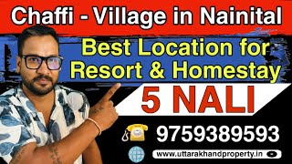 5 Nali Land Available for Sale Near #Bhimtal (Chaffi- Village in Nainital) ~ Property in Nainital