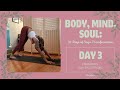 Day 3  energizing sun salutations   body mind soul 30 days of yoga transformation with nico 