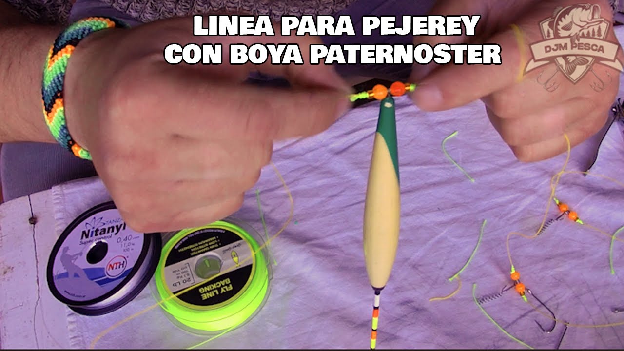 LINEA PARA PEJEREY CON BOYA PATERNOSTER