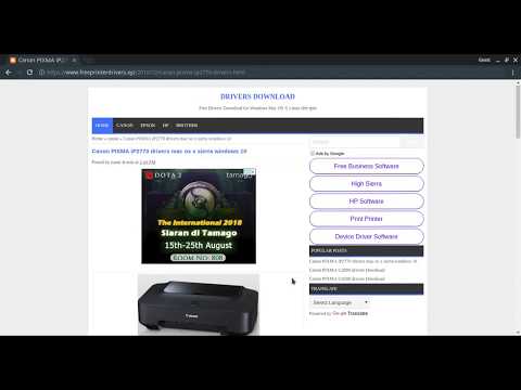 Panduan Install Driver Print Canon Pixma iP2770. 