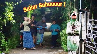 Sahur Sahuuuur...! Prank Pocong Terlucu bikin Ngakak 🤣