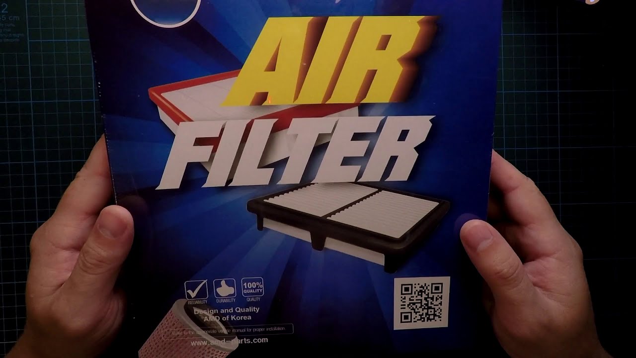 Воздушный фильтр AMD.FA38 на нексию - YouTube