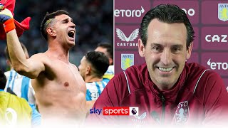 Emery Says Hell Speak To Emi Martinez About His World Cup Celebrations