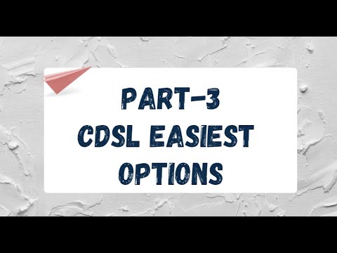 Part-3:CDSL easiest options:-Reset pin,add trusted acnt.,edit grouping,cas etc. #cdsl #easiest