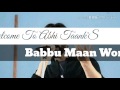 Abhi taank s babbu maan world  channel logo