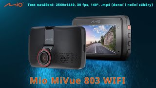 #TEST natáčení autokamery MiVue 803 WIFI | denní a noční záběry | Parking režim | USB-C | GPS+radary