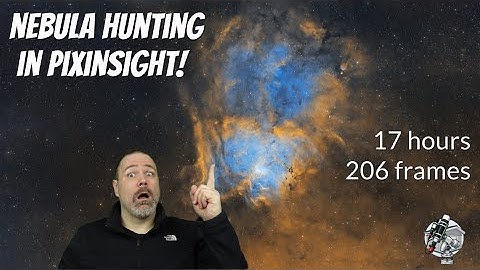 17 Hours, 206 Frames: Nebula Hunting in PixInsight!