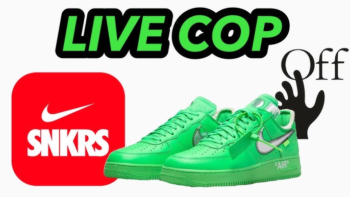 LIVE COP: THE CAMPOUT!! Off White AF1 Green Brooklyn Museum 